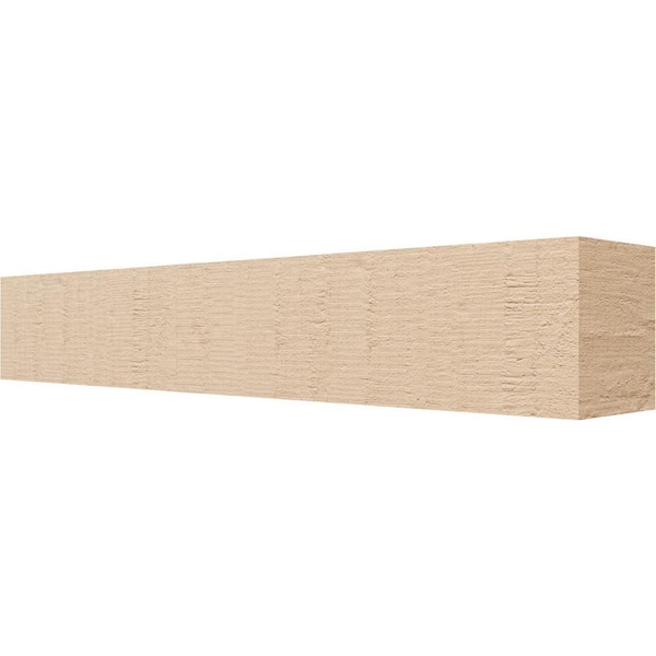 Ekena Millwork 6-in. x 6-in. x 36-in. Block Woodgrain, Primed Tan Timberthane Polyurethane Rafter Tail Brace