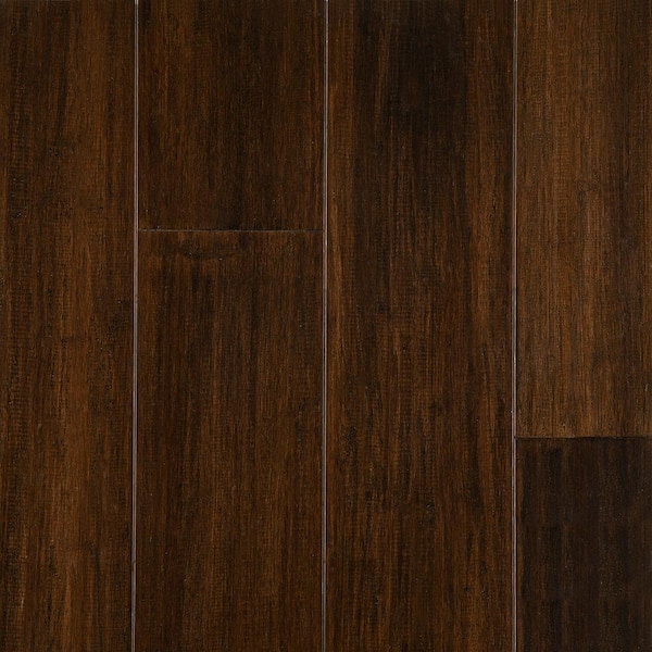 OptiWood 0.28 in. T x 5.12 in. W x 36.22 in. L Cognac Waterproof Engineered  Strand Bamboo Flooring (11.59 sq. ft./case) 611008