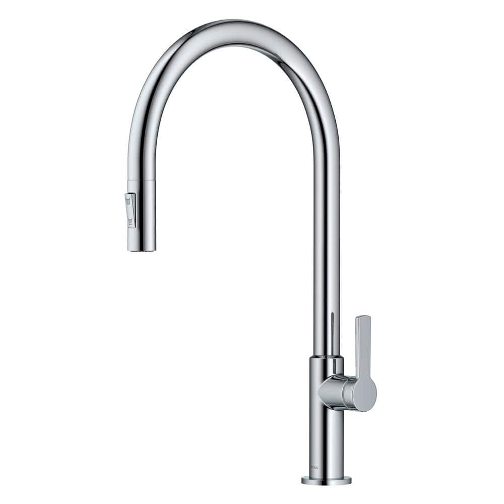 KRAUS Oletto High-Arc Single-Handle Pull Down Sprayer Kitchen