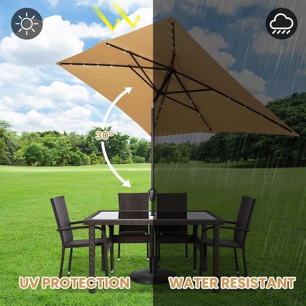 Sun-Ray 6.6 ft. x 9.8 ft. Rectangular Steel Solar Market Sun-Ray 6.6 ft. x 9.8 ft. Rectangular Steel Solar Market