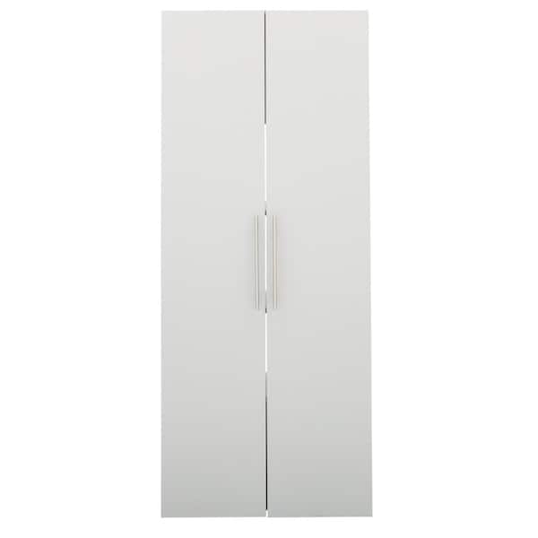 Prepac HangUps 30-in W x 72-in H Wood Composite Light Gray Wall-mount Utility Storage Cabinet
