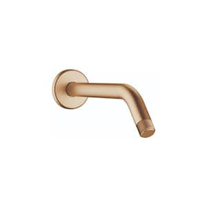 Standard 9 in. Shower Arm in Brushed Bronze