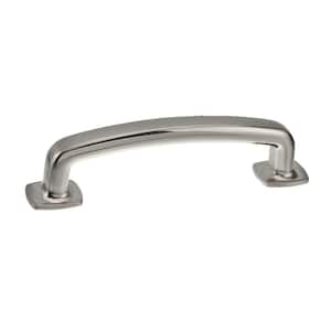 Terrebonne Collection 3 3/4 in. (96 mm) Brushed Nickel Transitional Cabinet Bar Pull