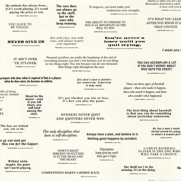 The Wallpaper Company 56 sq. ft. Black And White Famous Quotes Wallpaper