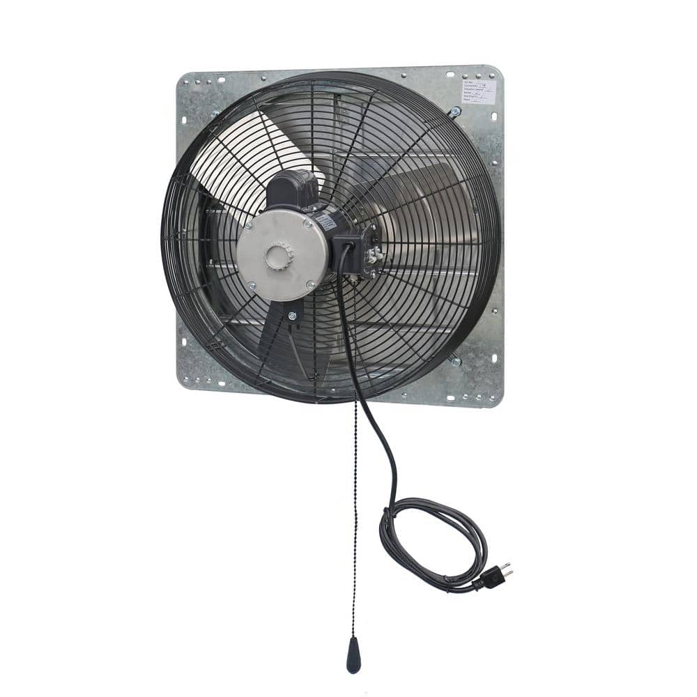 iLiving 20 Inch Wall-Mounted Shutter Exhaust Fan with Thermostat