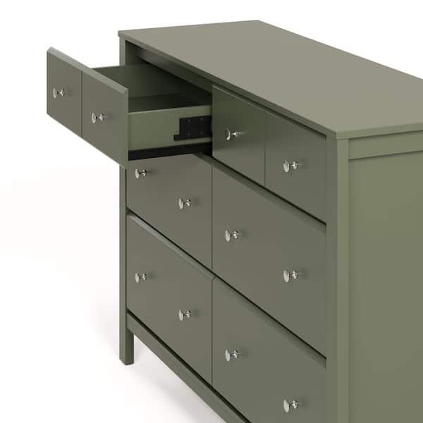 Storkcraft Horizon Olive 6-Drawer 47.88 in. Wide Dresser 03686-00A - The Home Depot Storkcraft Horizon Olive 6-Drawer 47.88 in. Wide Dresser 03686-00A - The Home Depot
