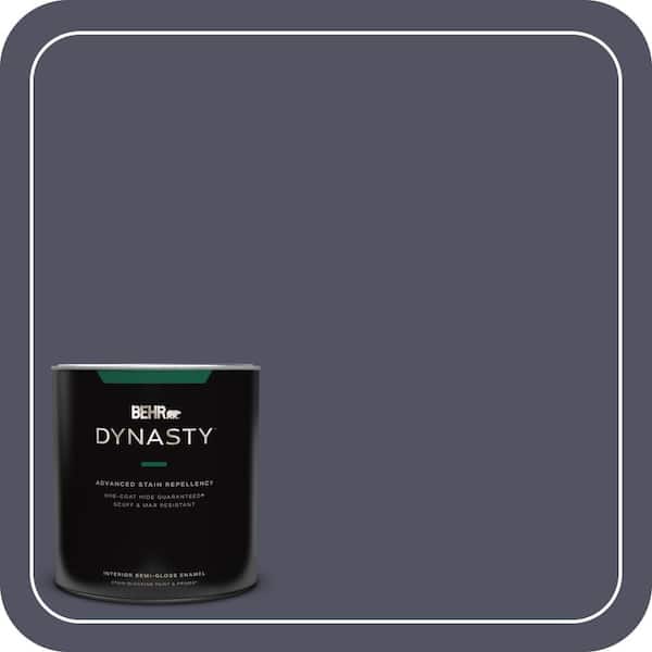 1 qt. #S550-7 Knighthood One-Coat Hide Semi-Gloss Enamel Interior Stain-Blocking Paint and Primer