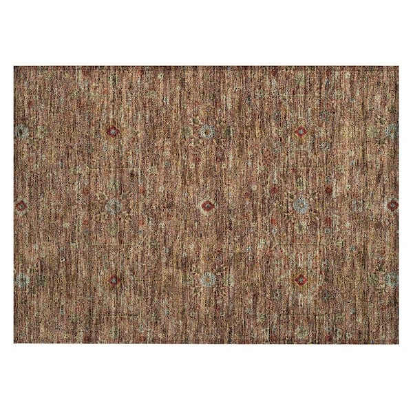 Addison Rugs Chantille Machine Washable Indoor/Outdoor Abstract ACN1130 Paprika 1 ft. 8 in. x 2 ft. 6 in. Area Rug