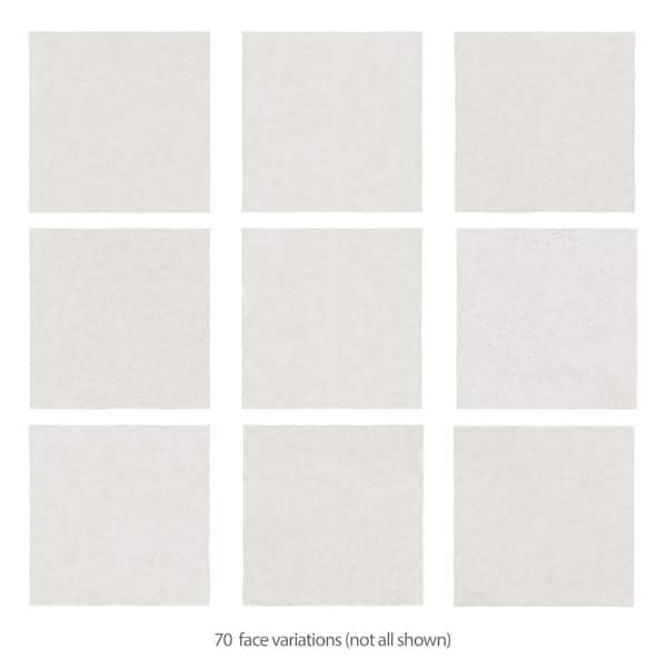 Menorca White 4 in. x 4 in. Ceramic Wall Take Home Tile Sample