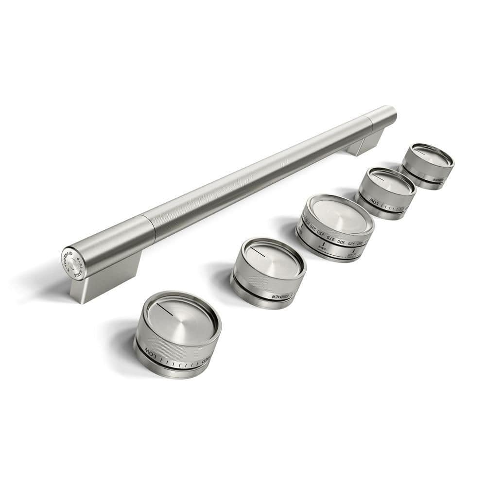 Stainless Steel Commercial-Style Dual Fuel Range Handle and Knob Hardware Accessory Kit 1-pack price history on PriceWatchPro