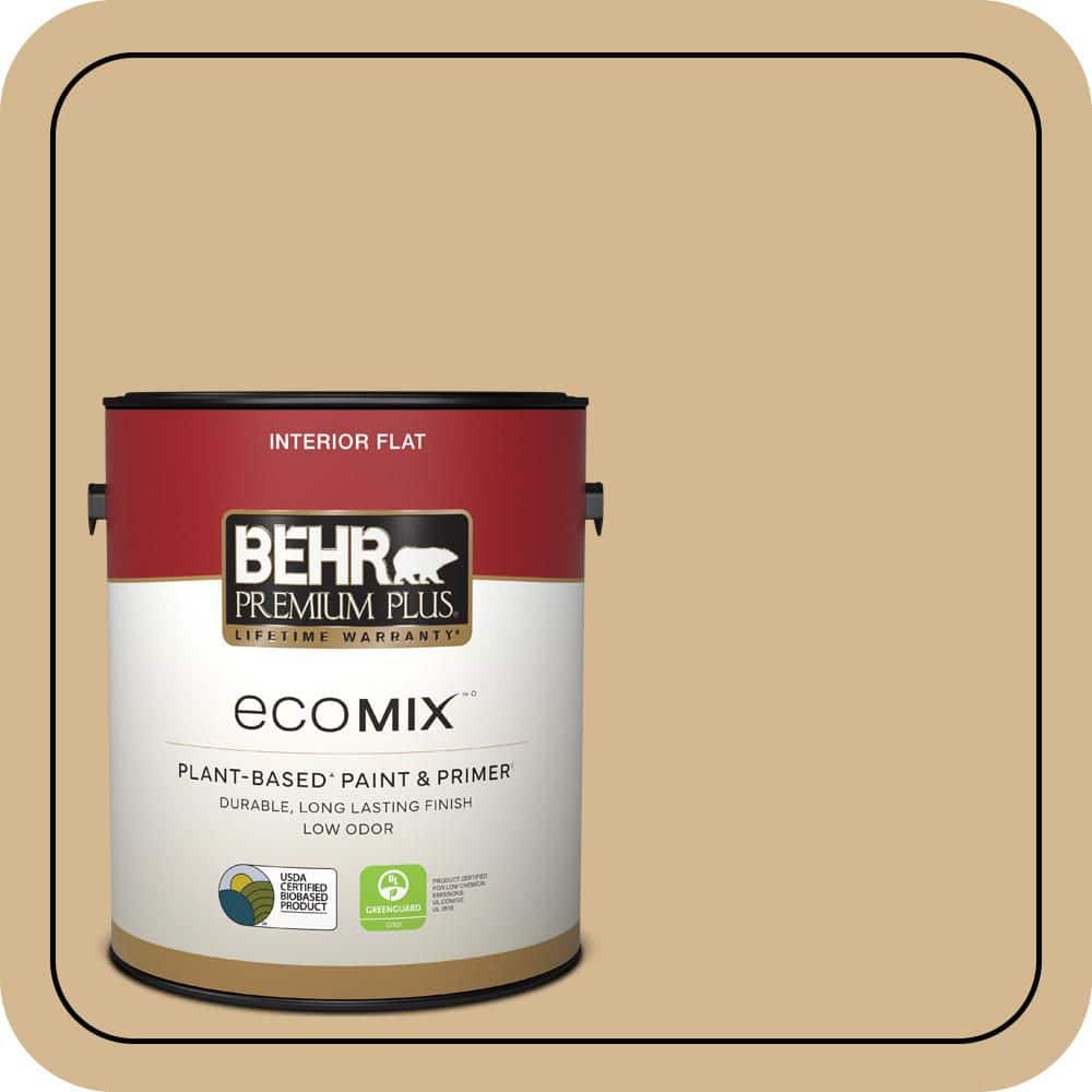 1 gal. #320F-4 Desert Camel Flat EcoMix Plant-Based Interior Paint & Primer price history on PriceWatchPro