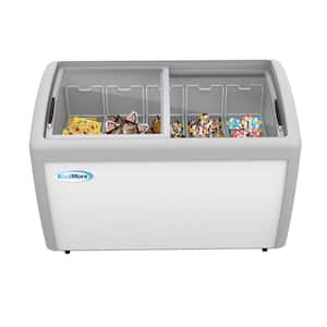 12 cu. Ft. Manual Defrost Commercial Glass Top Display Chest Freezer