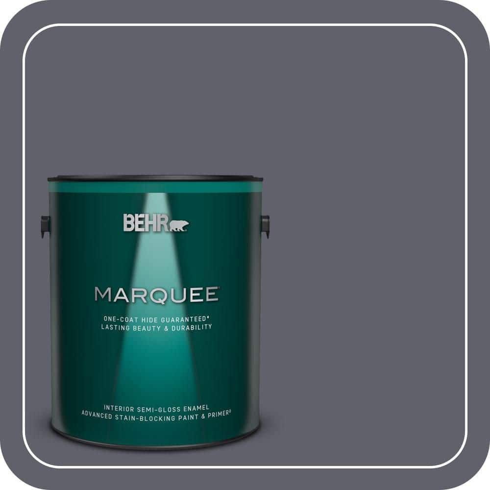 1 gal. #N540-6 Script Ink One-Coat Hide Semi-Gloss Enamel Interior Paint & Primer price history on PriceWatchPro