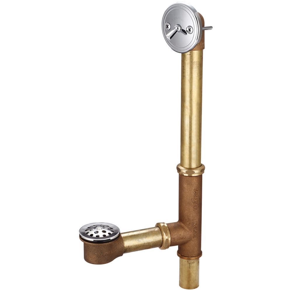 Central Brass 1.5 in. Leg Tub Drain 1665-WX - The Home Depot