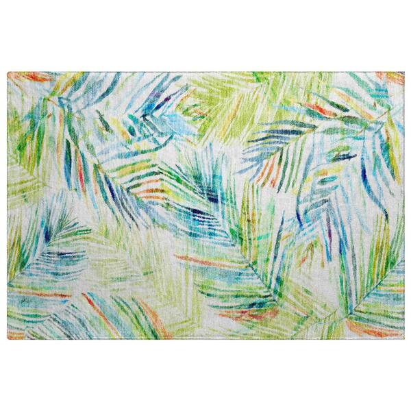 Dream Shag Premium Machine Washable Abstract ADS199 Multi 2 ft. x 3 ft. Accent Rug