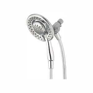 In2ition Two-in-One 4-Spray 6.1 in. Dual Wall Mount Fixed and Handheld Shower Head in Chrome