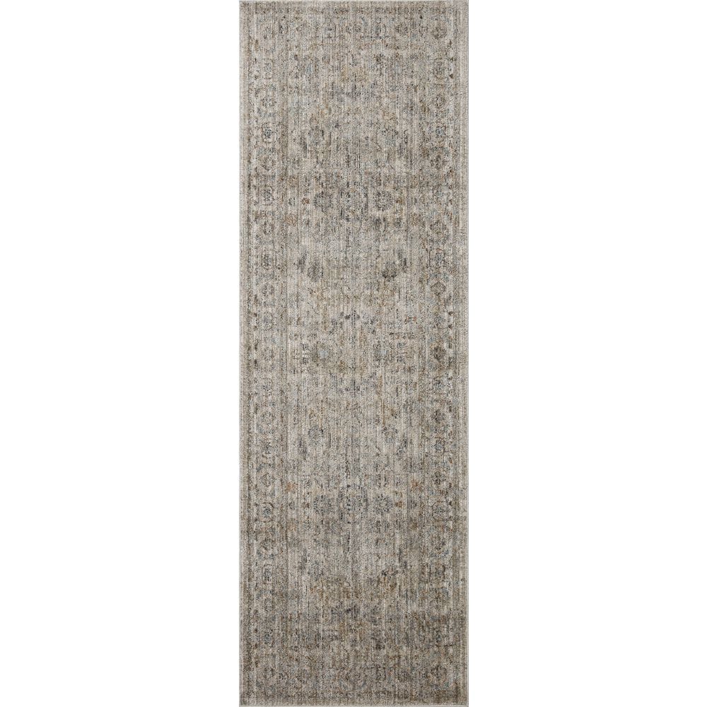Jean Stoffer Katherine Beige / Mist 2 ft. 7 in. x 16 ft. Traditional Runner Rug price history on PriceWatchPro