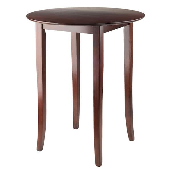 WINSOME WOOD Fiona Walnut High Round Table