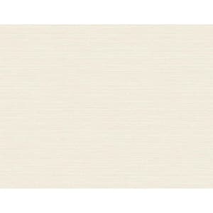 Grasscloth Effect Light Beige Paper Non-Pasted Strippable Wallpaper Roll (Cover 60.75 sq. ft.)