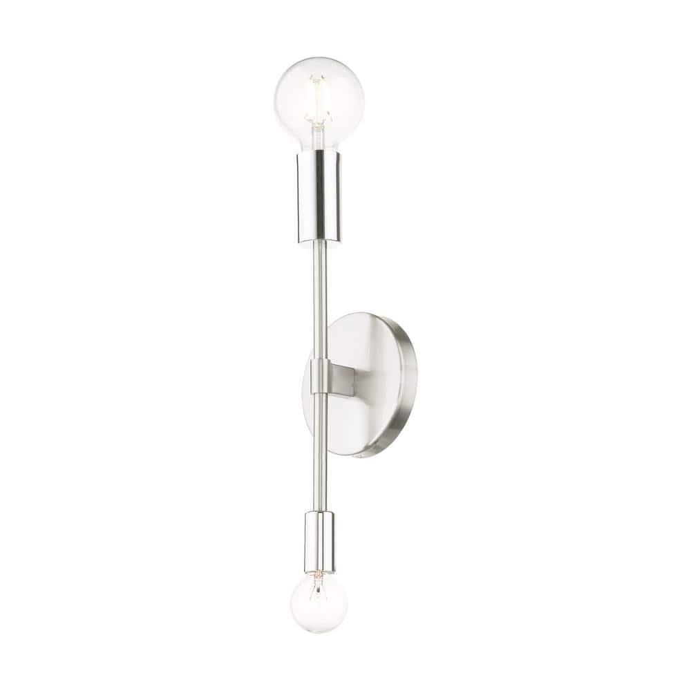 Blairwood Brushed Nickel 2-Light ADA Compliant Wall Sconce