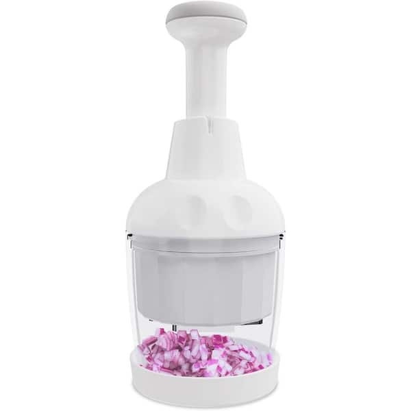 Adrinfly White Food Chopper Dishwasher-Safe