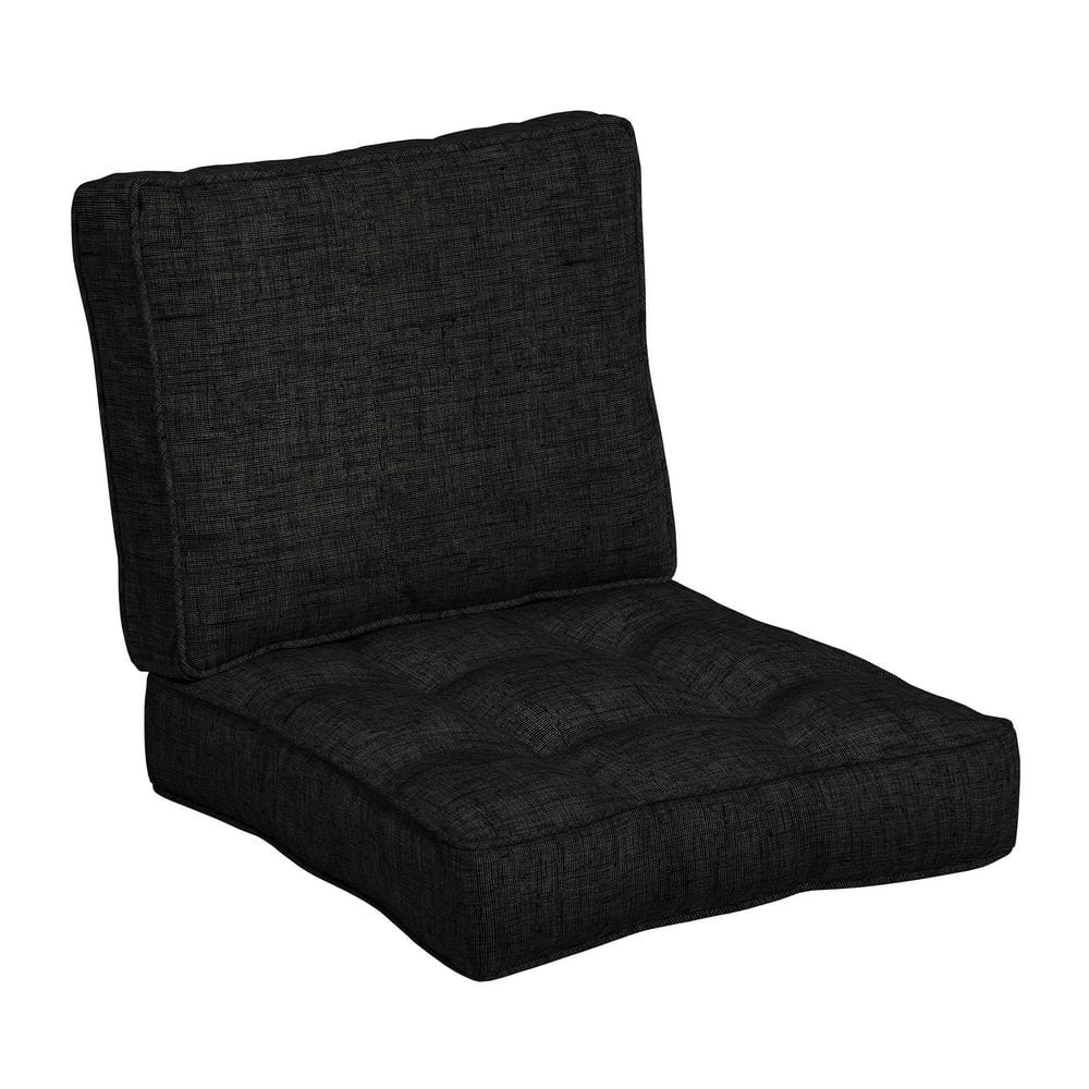 ARDEN SELECTIONS Plush Polyfill 24 in. x 24 in. 2Piece Deep Seating Outdoor Lounge Chair