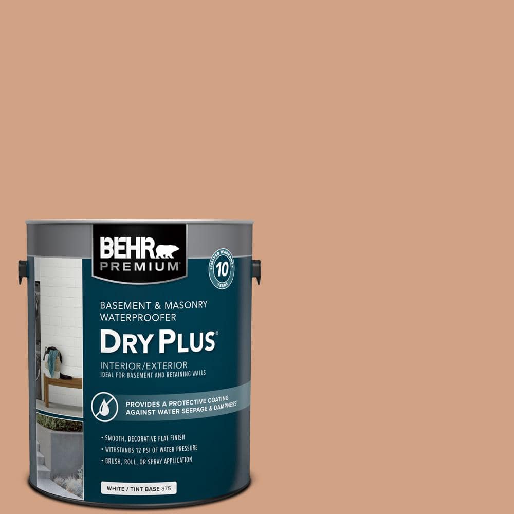 1 gal. #BW-52 Terra Sienna Flat Interior/Exterior Dry Plus Basement & Mason