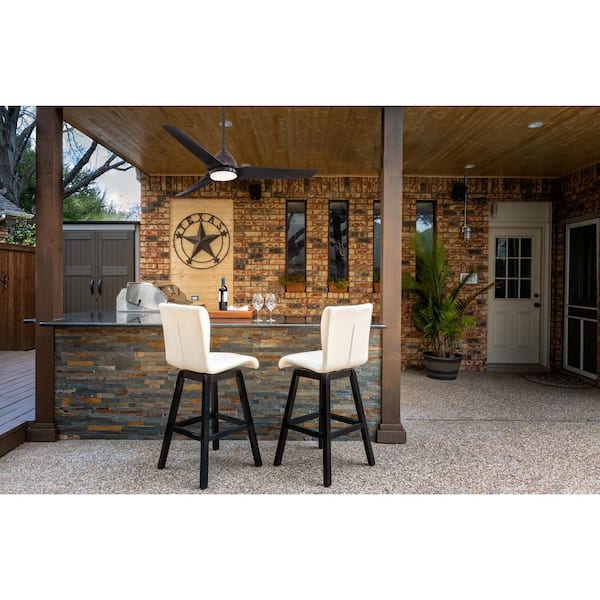 Java 54 in. Integrated LED Indoor/Outdoor Kocoa Ceiling Fan with Light and Remote Control