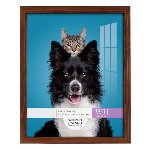 Wexford Home Woodgrain 11 in. x 14 in. Chestnut Picture Frame
