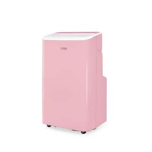 6,300 BTU Portable Air Conditioner Cools 400 Sq. Ft. with Wi-Fi Enabled in Pink
