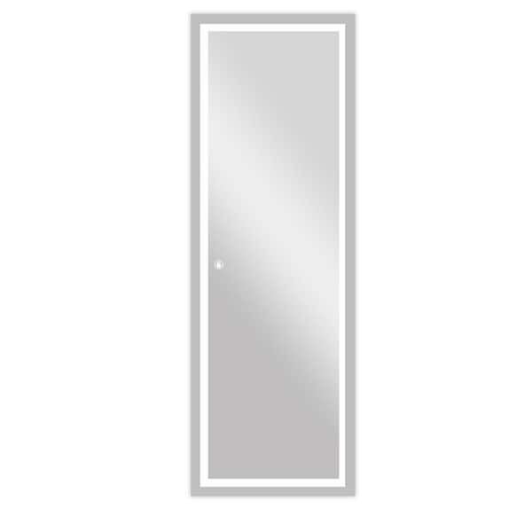 Unbranded 22 in. W x 65 in. H Rectangular Frameless 3 Color Temperature Wall Bathroom Vanity Mirror with ETL Certification