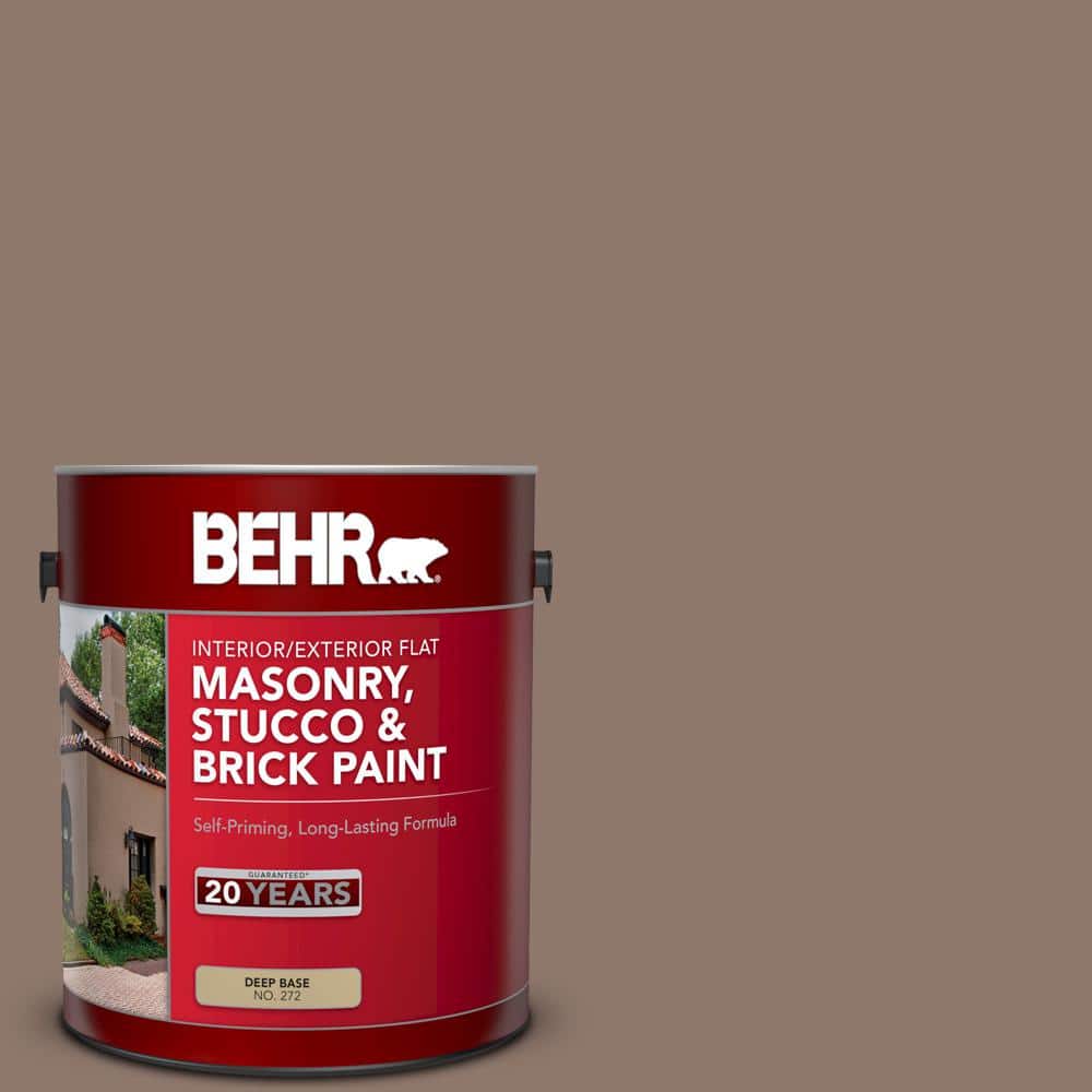1 gal. #N170-5 Chocolate Heart Flat Interior/Exterior Masonry, Stucco and B