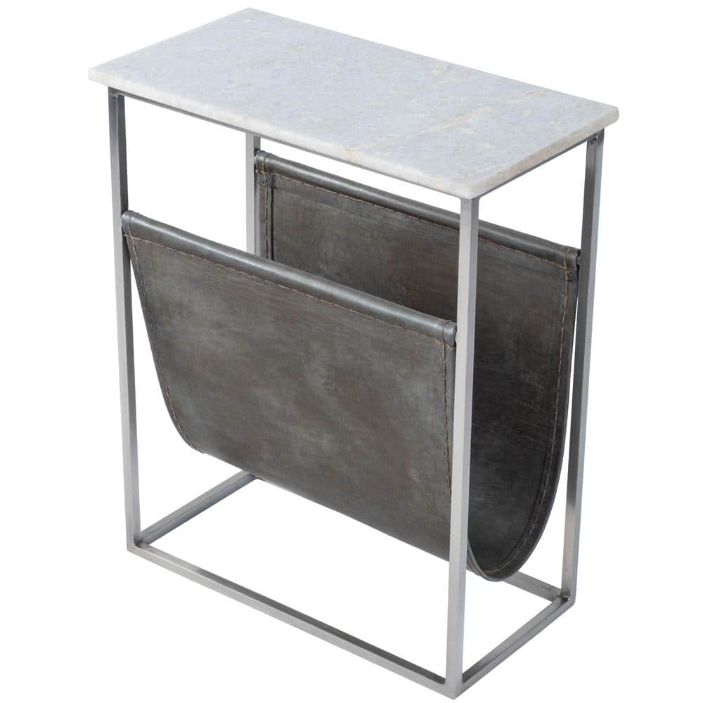 Butler Specialty Company Koler 18 in. W Rectangular Off White Marble ...