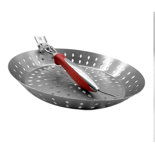 Cocinaware Red & Gray Tortilla Pan - Shop Frying Pans & Griddles at H-E-B