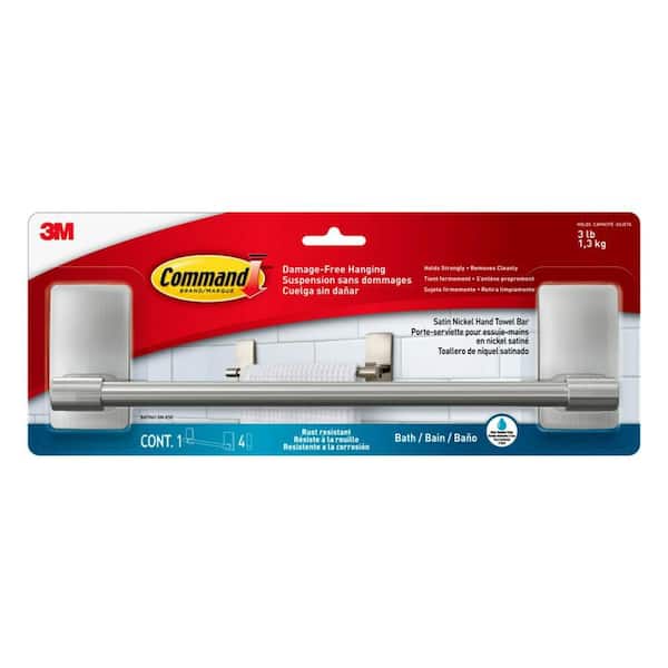 9" Towel Bar in Satin Nickel