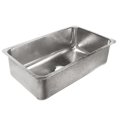 Taylor Undermount Crafted Stainless Steel 32 in. Single Bowl Kitchen Sink with Polished Finish
