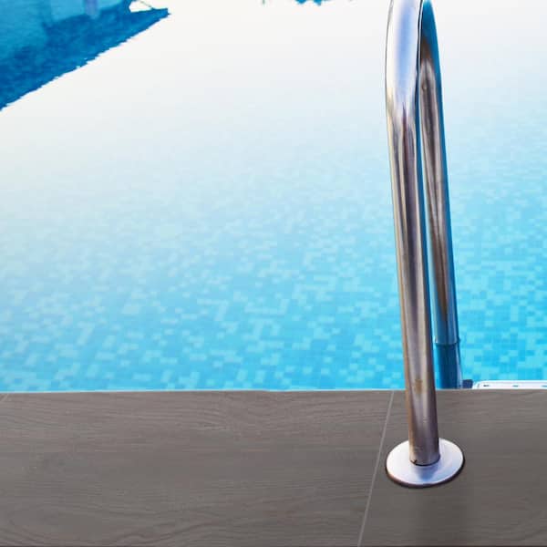 Caldera Coala 2 cm x 13 in. x 24 in. Matte Porcelain Wood Look Pool Coping (4.33 sq. ft./Case)