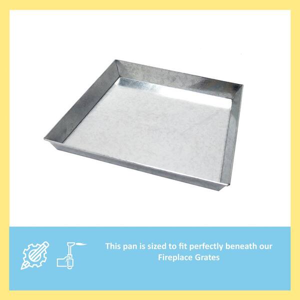 MINUTEMAN INTERNATIONAL 20 in. L Grey Steel Ash Pan for 24 in. Grate GT-24  - The Home Depot