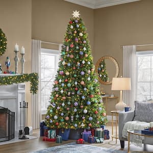 9 ft. Pre-Lit LED Westwood Fir Artificial Christmas Tree with 800 Warm White Micro Fairy Lights