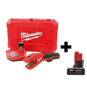 M12 12-Volt Lithium-Ion Cordless Copper Tubing Cutter Kit with 6.0Ah Battery