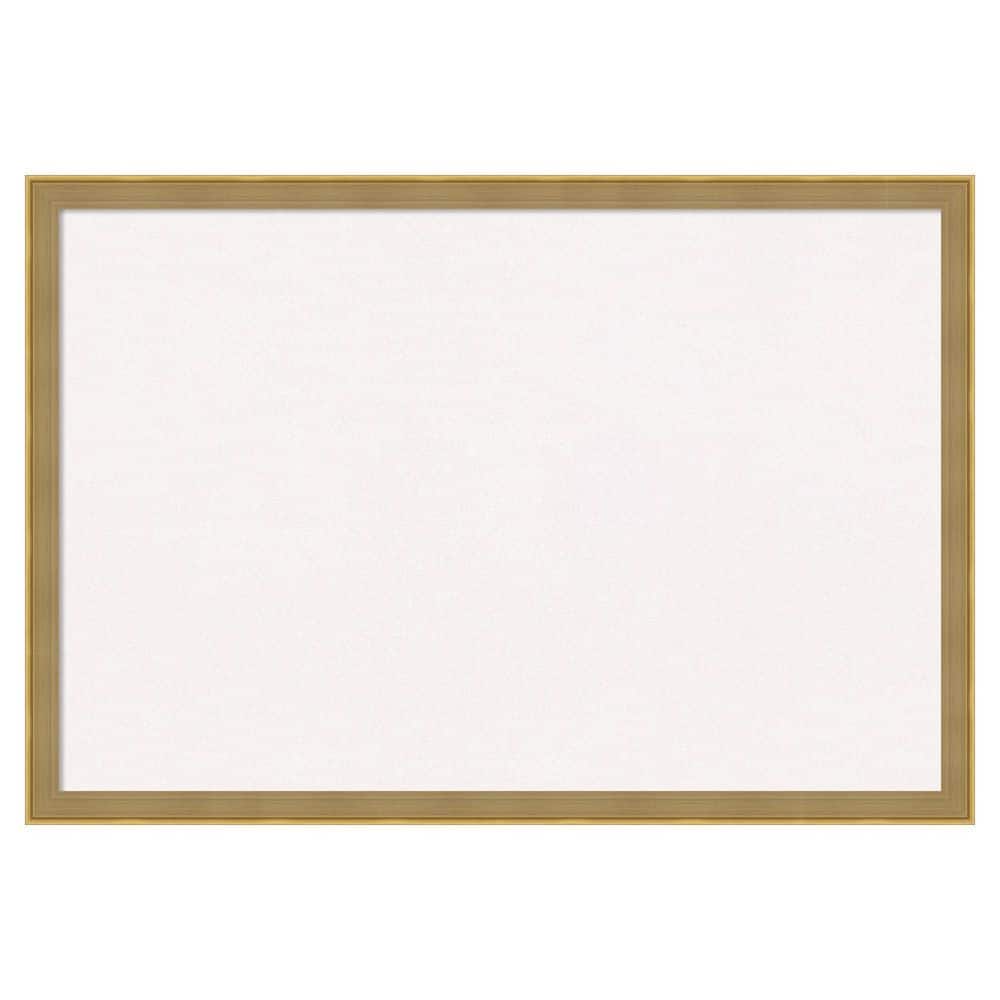Incline Dark Gold 25 in. x 17 in. Wood Framed White Cork Memo Board price history on PriceWatchPro