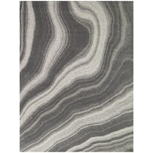 Rodero Taupe 5 ft. x 7 ft. Abstract Area Rug