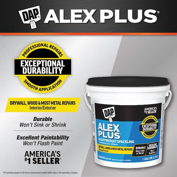 Alex Plus 128 oz. High Performance Spackling Paste (2-pack)