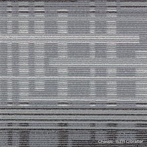 Chassis - Gray Commercial/Residential 19.68 x 19.68 in. Peel and Stick Carpet Tile Square (21.53 sq. ft.)