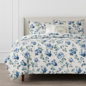 Larkspur 5-Piece Multi Floral Cotton Full/Queen Comforter Set