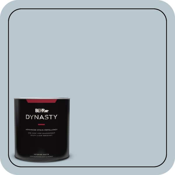 BEHR DYNASTY 1 qt. #560E-3 Silver Strand Matte Interior Stain-Blocking Paint & Primer
