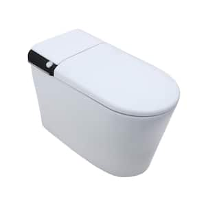 Elongated Bidet Toilet 1.28 GPF in White with Heated, Soft Close