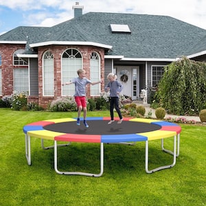 8 ft. Trampoline Replacement Safety Pad Universal Trampoline Cover Multi-Color