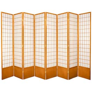 7 ft. Honey 8-Panel Room Divider