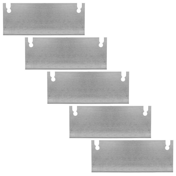 7 in. x 3 in. Replacement Floor Scraper Blade 5-Pack for Thinset, Glue, Carpet, Linoleum, VCT, Hardwood Flooring Removal